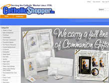 Tablet Screenshot of catholicshopper.com